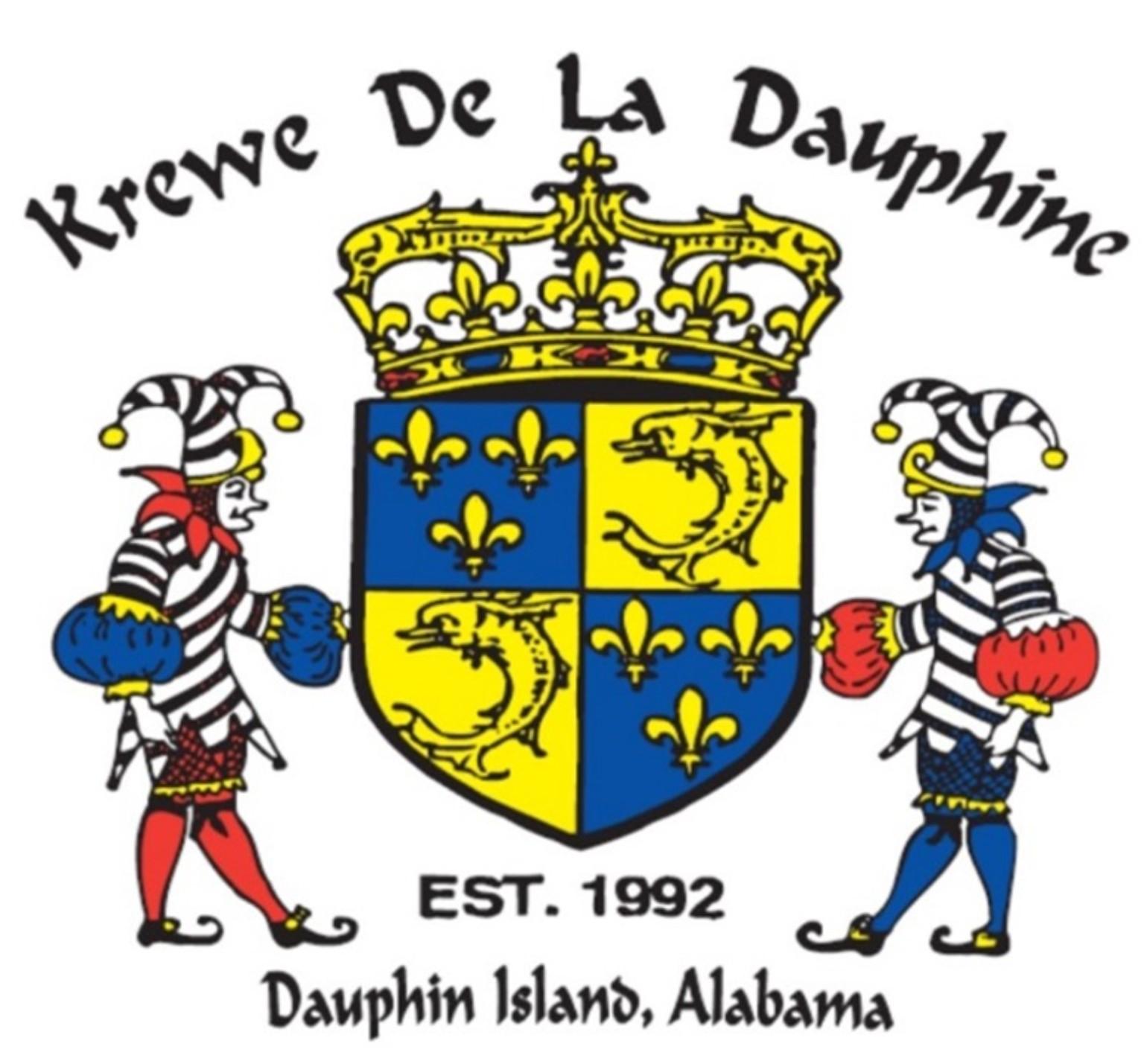 Krewe De La Dauphine logo