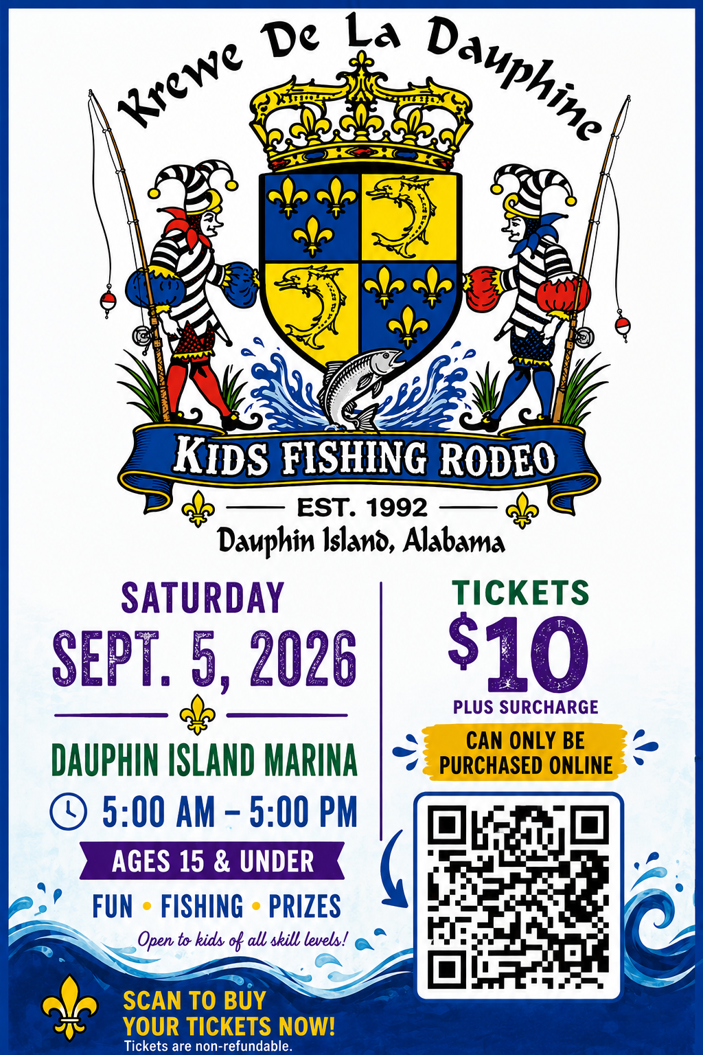 1st Annual Kids' Fishing Rodeo flyer preview
