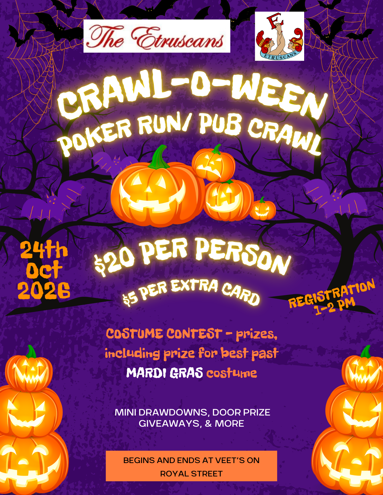 Crawl-O-Ween flyer